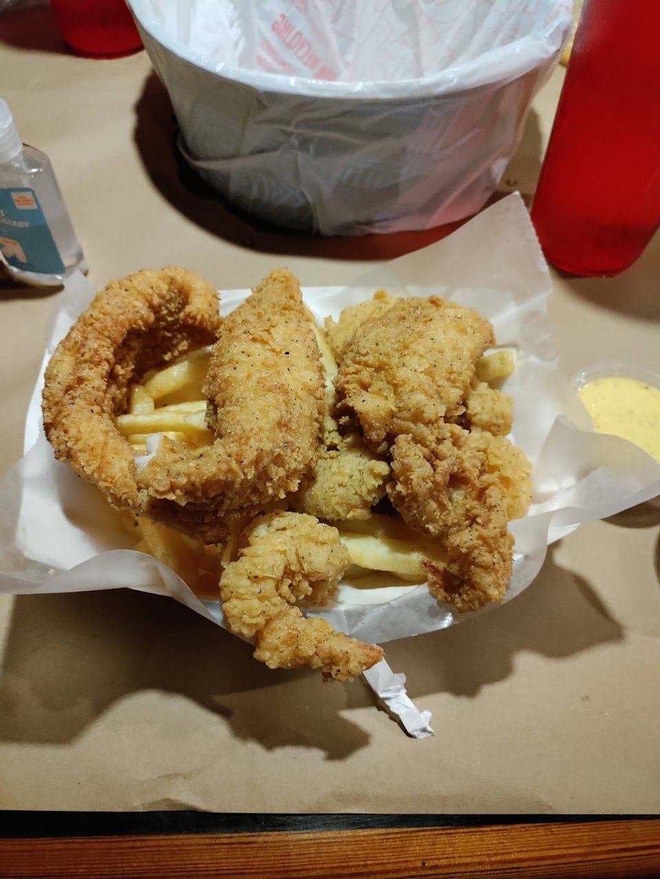 Shrimp and Catfish Basket