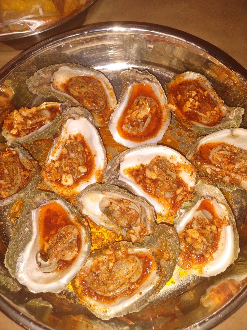 Oysters- Steamed