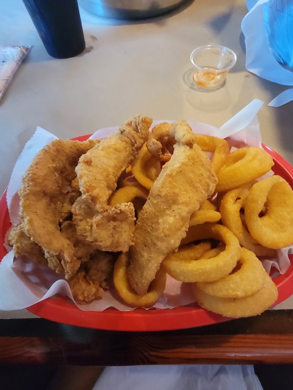 Cat Fish and Shrimp Basket